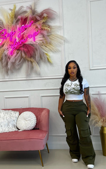 Just Coolin crop top Glamherup Beautique